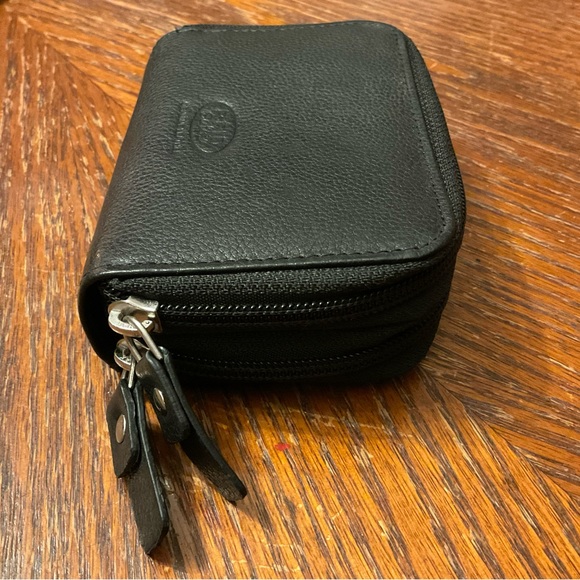 Men’s RFID Safe Double Zipper 8 Pocket 5 Card Slot Genuine Leather Wallet! - Picture 10 of 16